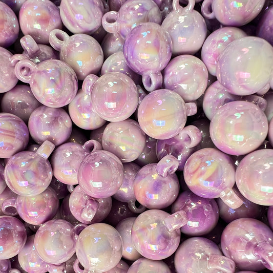 H10-Light Purple Style DIY Pendant Beads